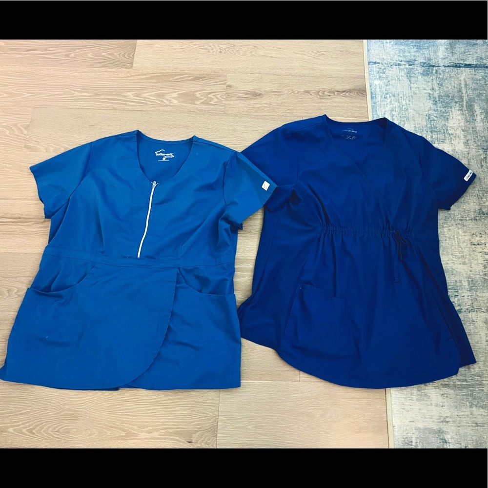 Royal Blue scrubs Large